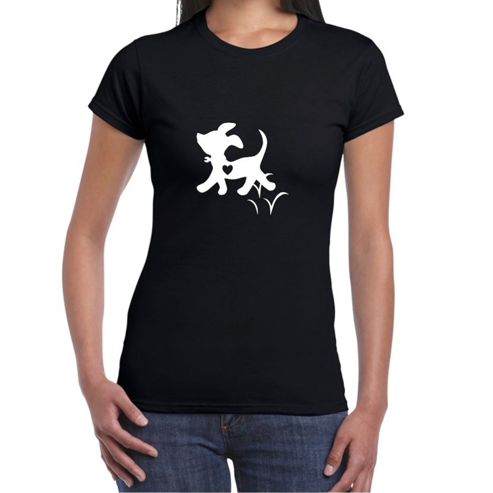 Reflective Or Glow In The Dark Dog Tee - Picture 3 of 5